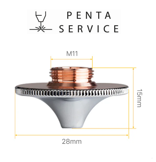 Сопла ∅28 h15 M11 двойное HS 1,8 мм