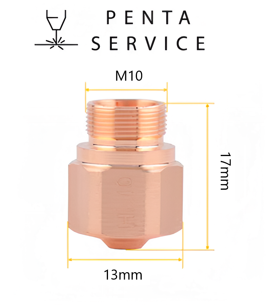 Сопло ∅13 h15 M10 одинарное HK 1.0 мм